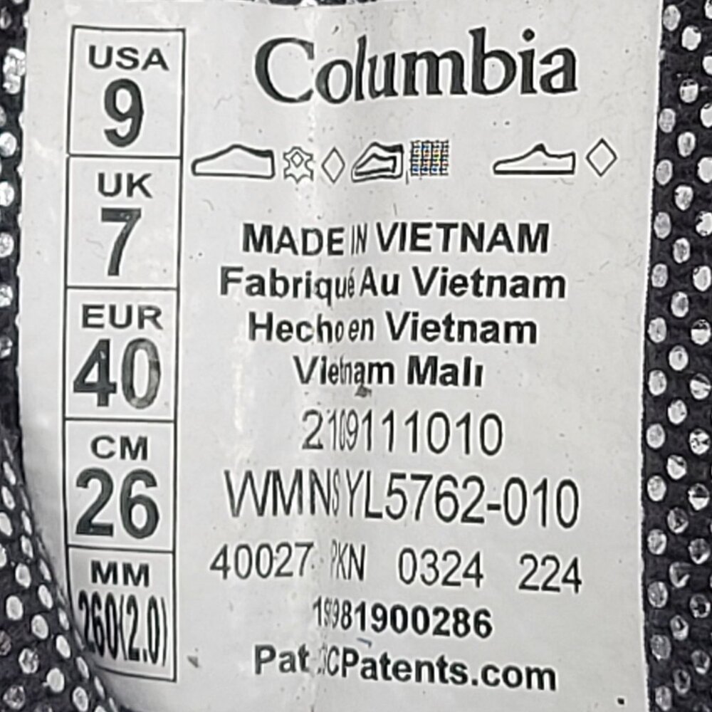 Columbia Women's Black Clear Mountain FS Omni-Heat Boots YL5762-010 US Size 9 - Picture 10 of 10